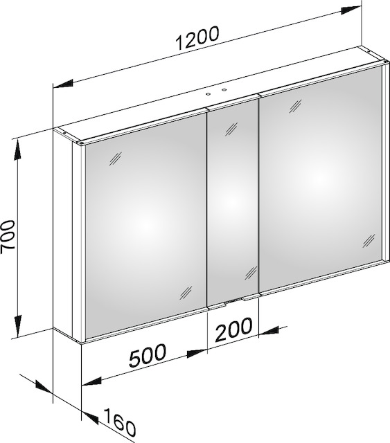 12804171301 Зеркальный шкаф KEUCO Royal Match - Вид №3
