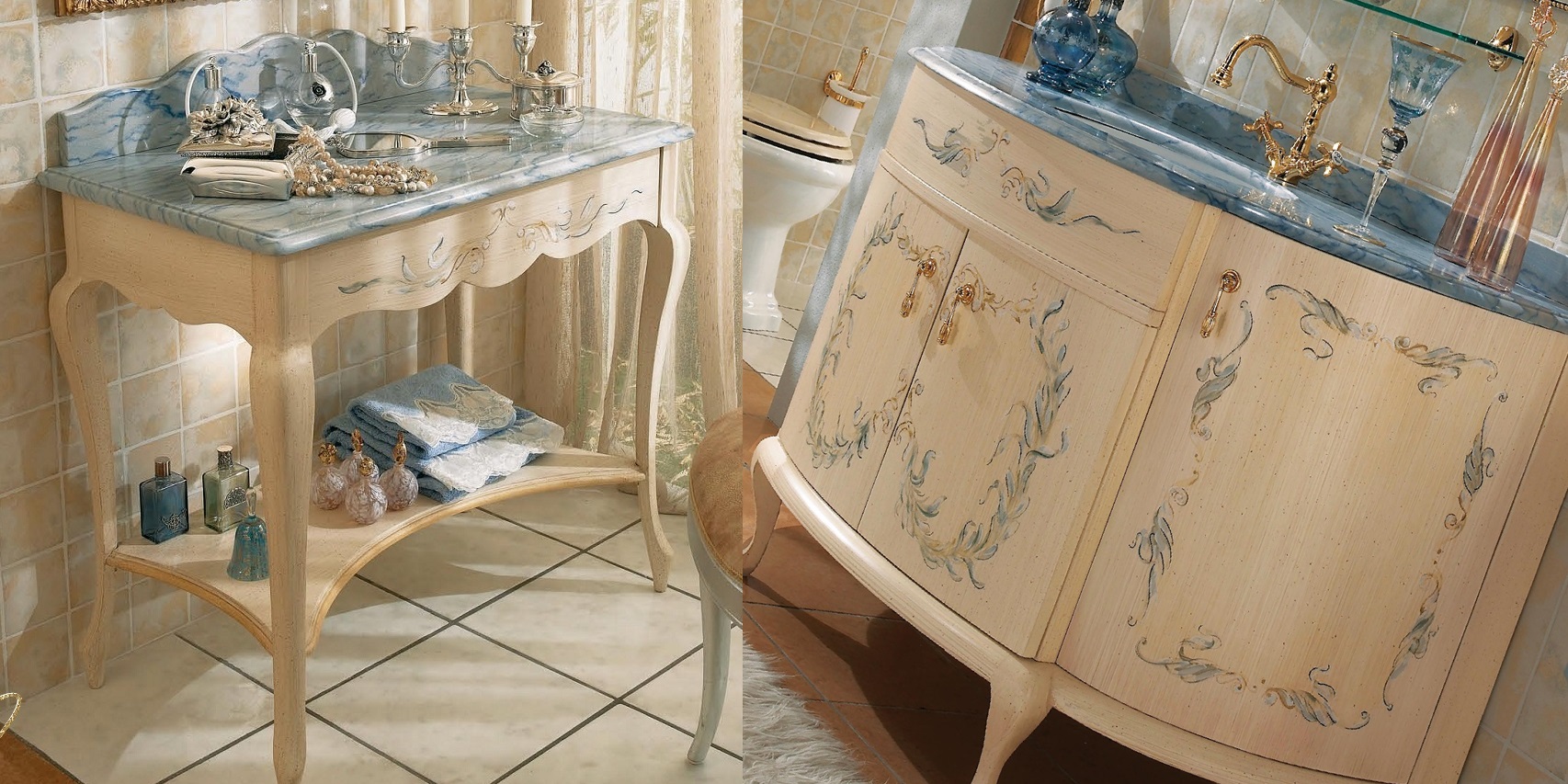 Комплект мебели для ванной 93/3 LINEATRE LOUVRE 933 - Вид №1