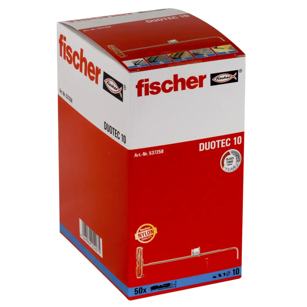 Дюбель-гвоздь Fisher Duotec 10x40 мм, нейлон, 50 шт. 81949956 STLM-2134931 FISCHER  - Вид №3