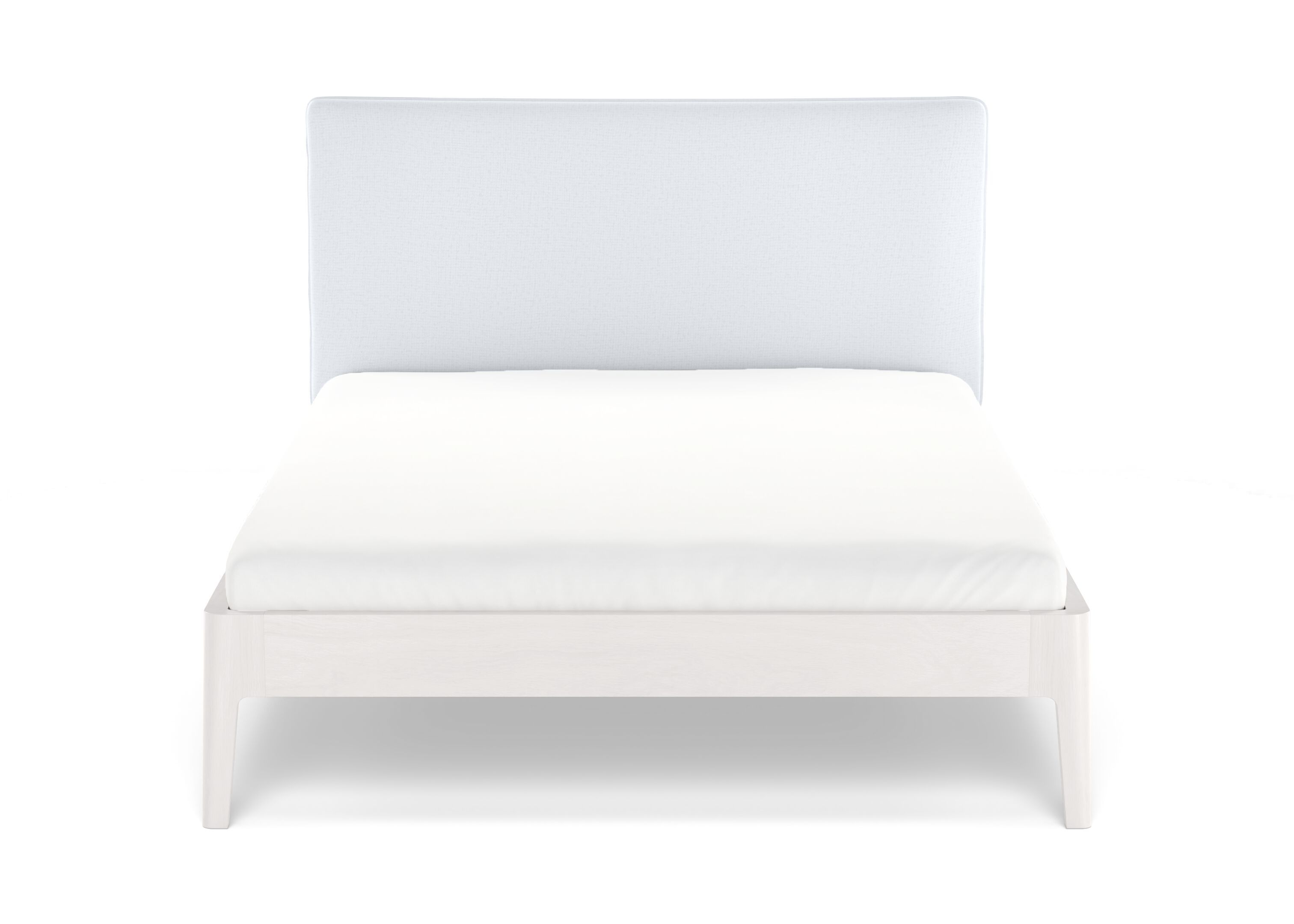 Съемная деревянная кровать с мягким изголовьем Noah Living белье ARCH-00097944 - Вид №6