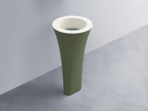 AMLA45-TL+AMPILT-PL+AMCOLT-AG Раковина Amedeo Tondo отдельностоящая cielo Enjoy + Amedeo