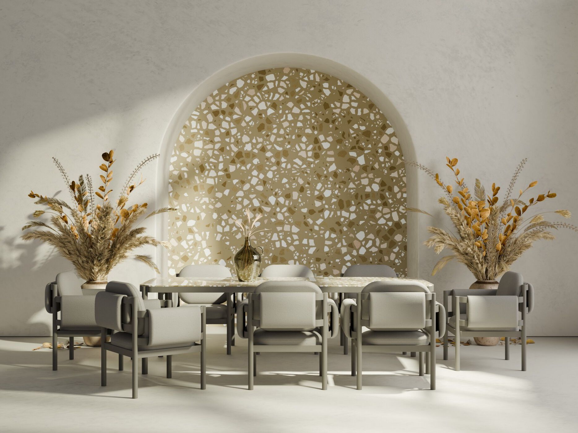 Алюминиевый мягкий садовый стул с подлокотниками Joyf Tropic ARCH-00108686 - Вид №3