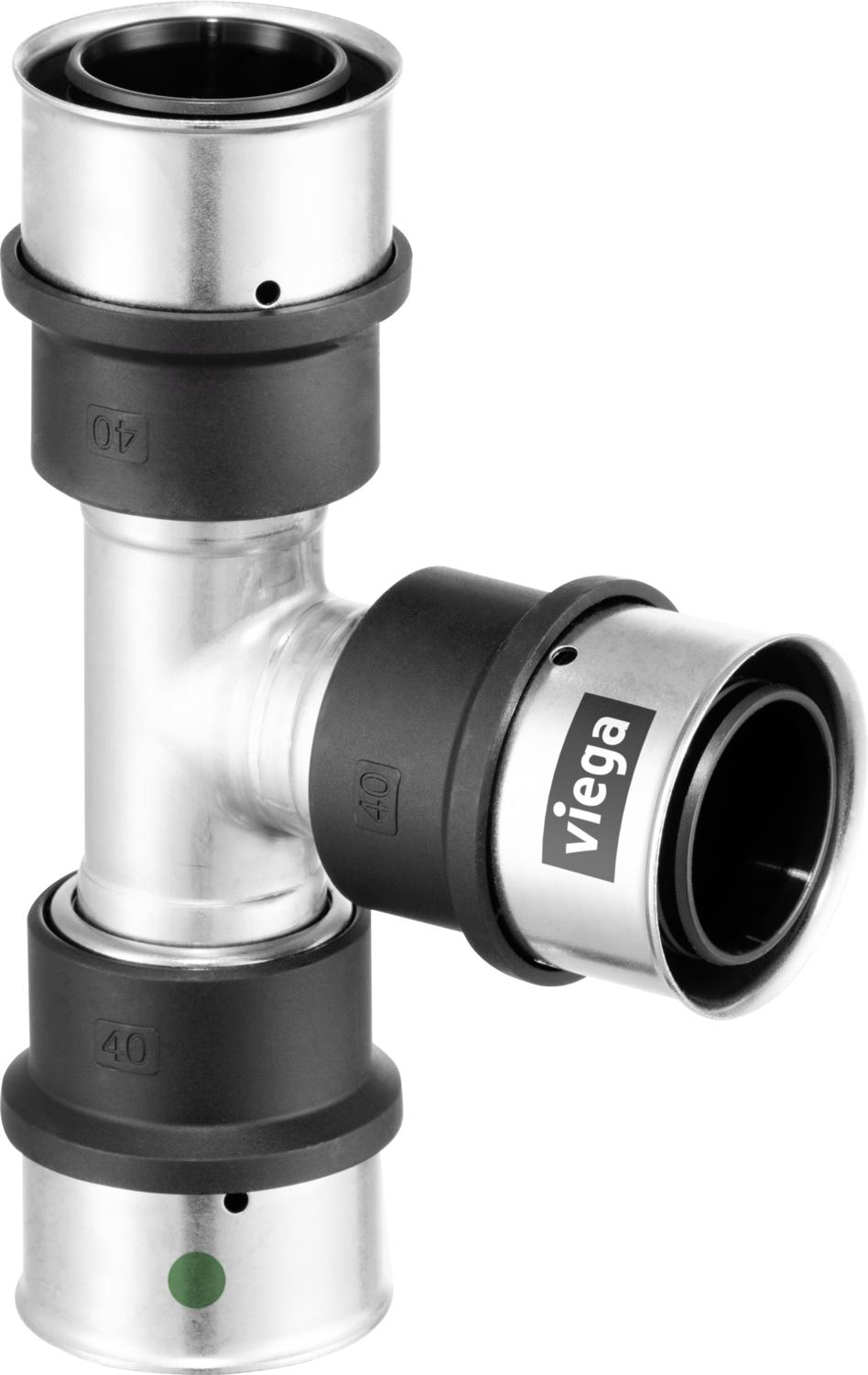 Viega Тройник Viega Smartpress 6718 (730048) 730 048