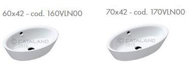 Накладная раковина на столешницу  овальная CERAMICA CATALANO Velis sun-id-1474535 - Вид №3