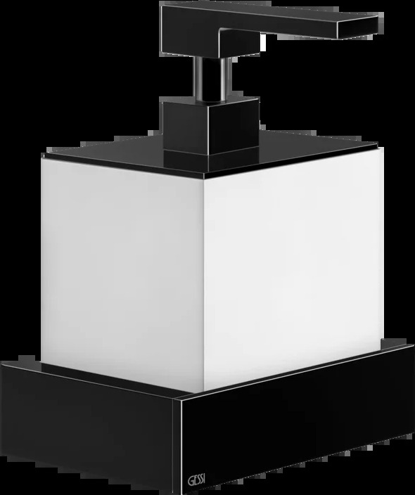 Держатель дозатора мыла 20813 706 Gessi Inverso ЧЕРНЫЙ МЕТАЛЛ PVD