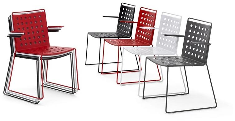 Urbantime Штабелируемый алюминиевый стул с подлокотниками Busy sun-id-1502551 - Вид №3