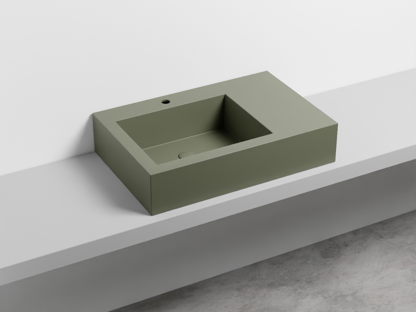 NALAMSX-AG Керамическая раковина с 1-им отверстием, чаша слево cielo I Narcisi Ceramica Cielo