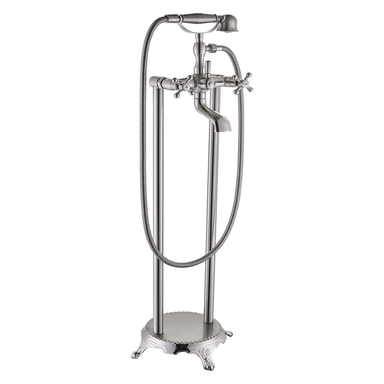 Латунный смеситель для ванны с раздельными розетками Fontana Showers FS1435 ARCH-00085804 - Вид №3