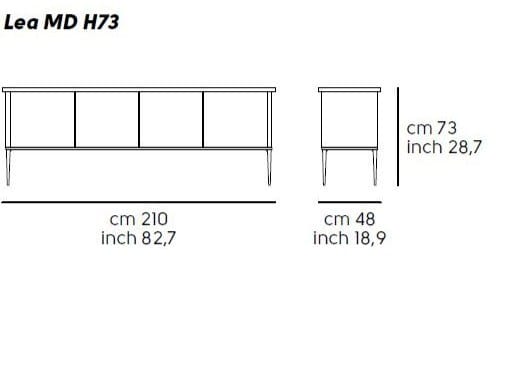 Тканевый шкаф с распашными дверями Midj ARCH-00061057 - Вид №6
