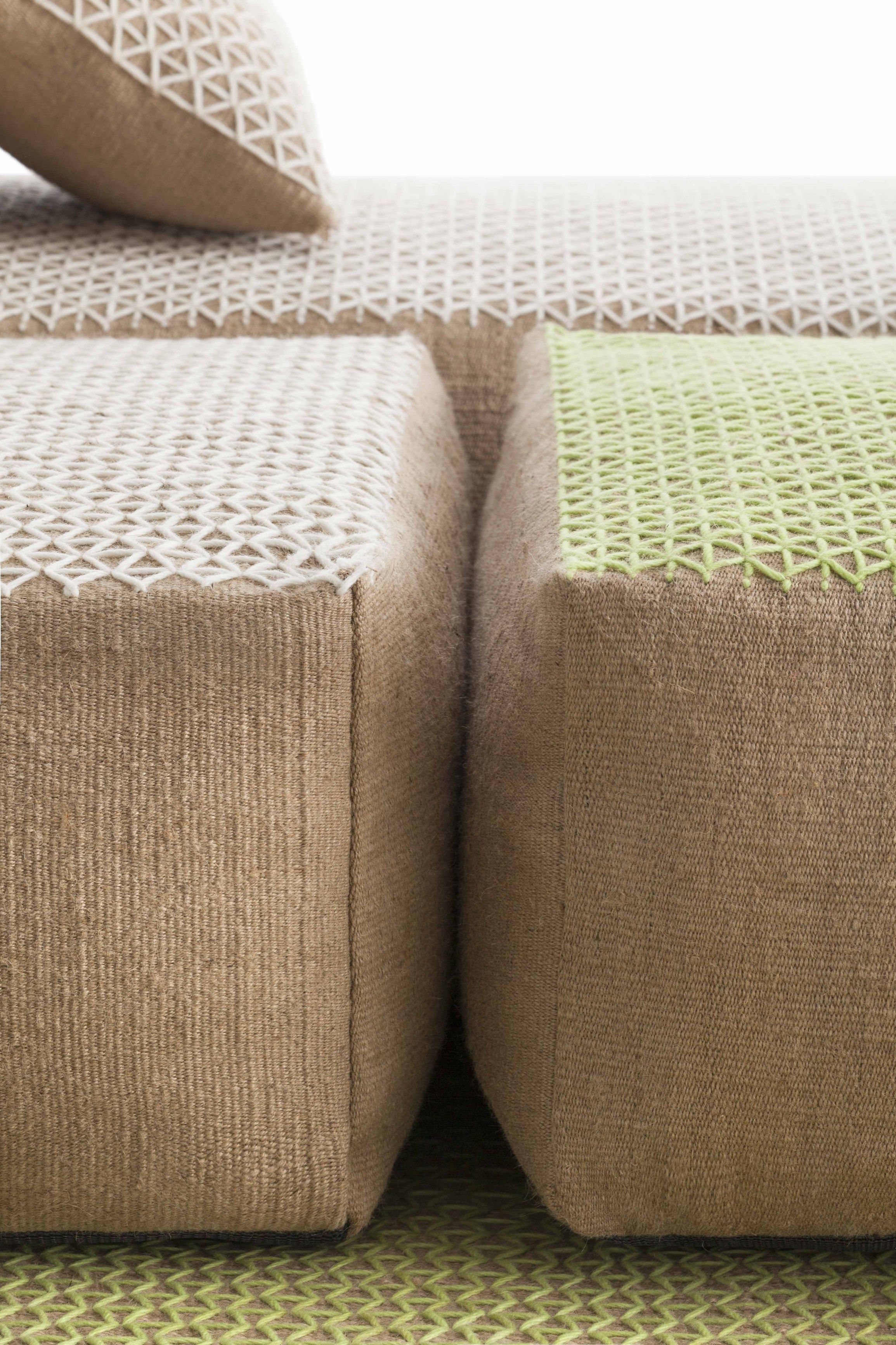 Квадратная подушка из мешковины GAN Raw ARCH-00009079 - Вид №5