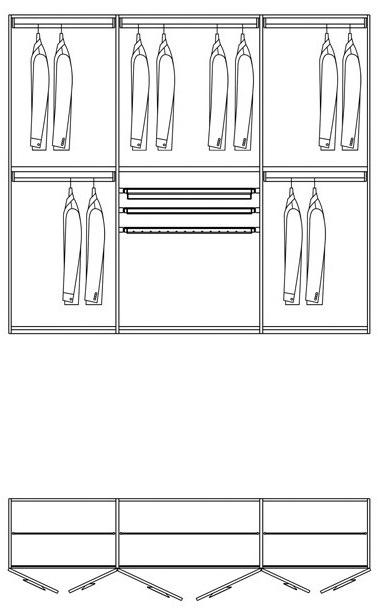 TUMIDEI Шкаф с распашными дверцами System 20-32 sun-id-1355420 - Вид №3