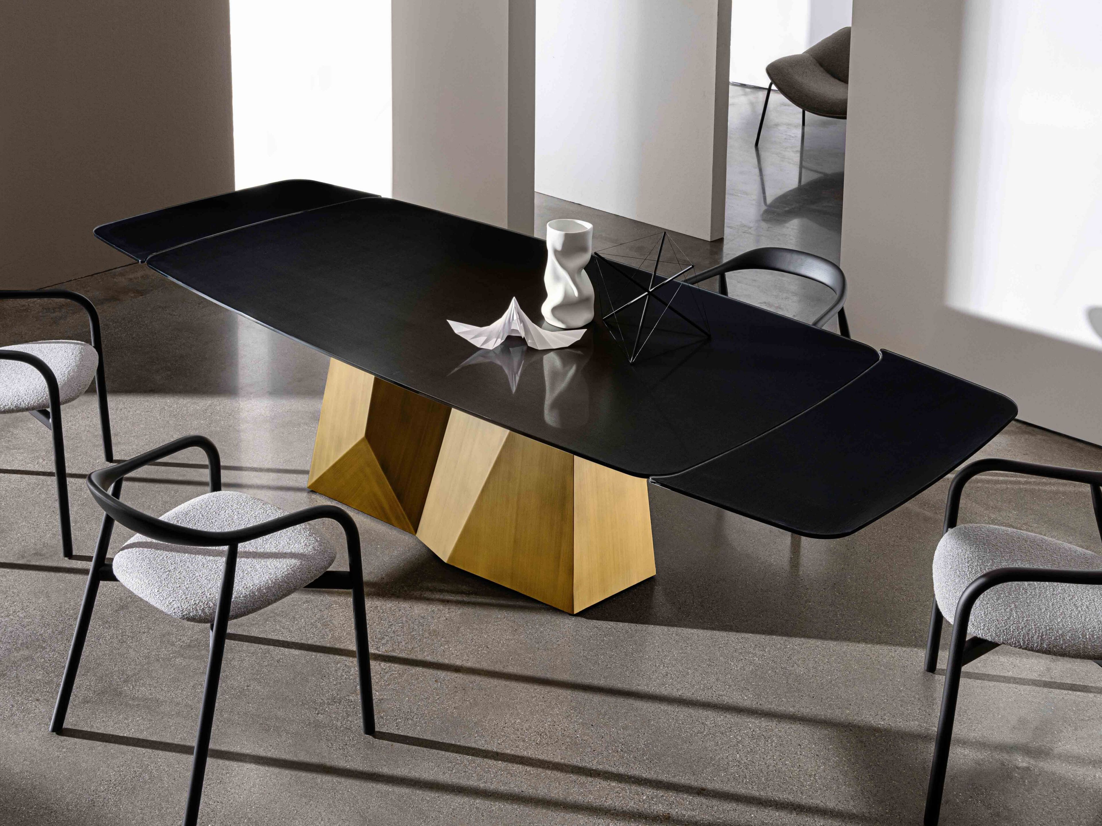 Керамический прямоугольный выдвижной стол Sovet Italia Deod ARCH-00047498