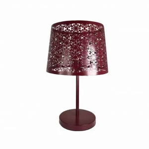 Лампа настольная бордовая Seven Fires "Карвед" 39106.04.12.01C SEVEN FIRES КАРВЕД 00-3907847 Фиолетовый