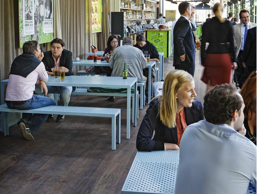 Nola Industrier Стол для общественных мест из стали Areal sun-id-1365373 - Вид №5