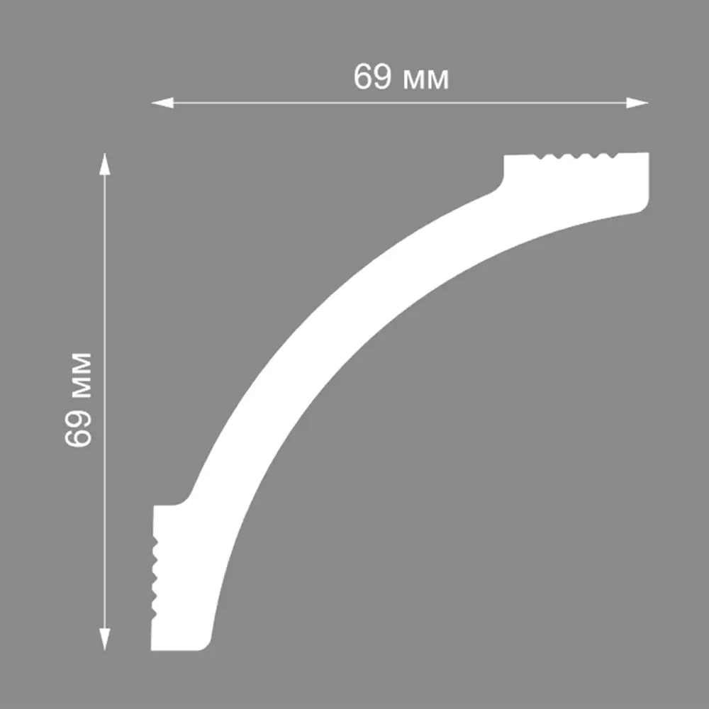Santreyd Modern-3: Потолочный плинтус для безупречной отделки 89366880 STLM-1405411 - Вид №1