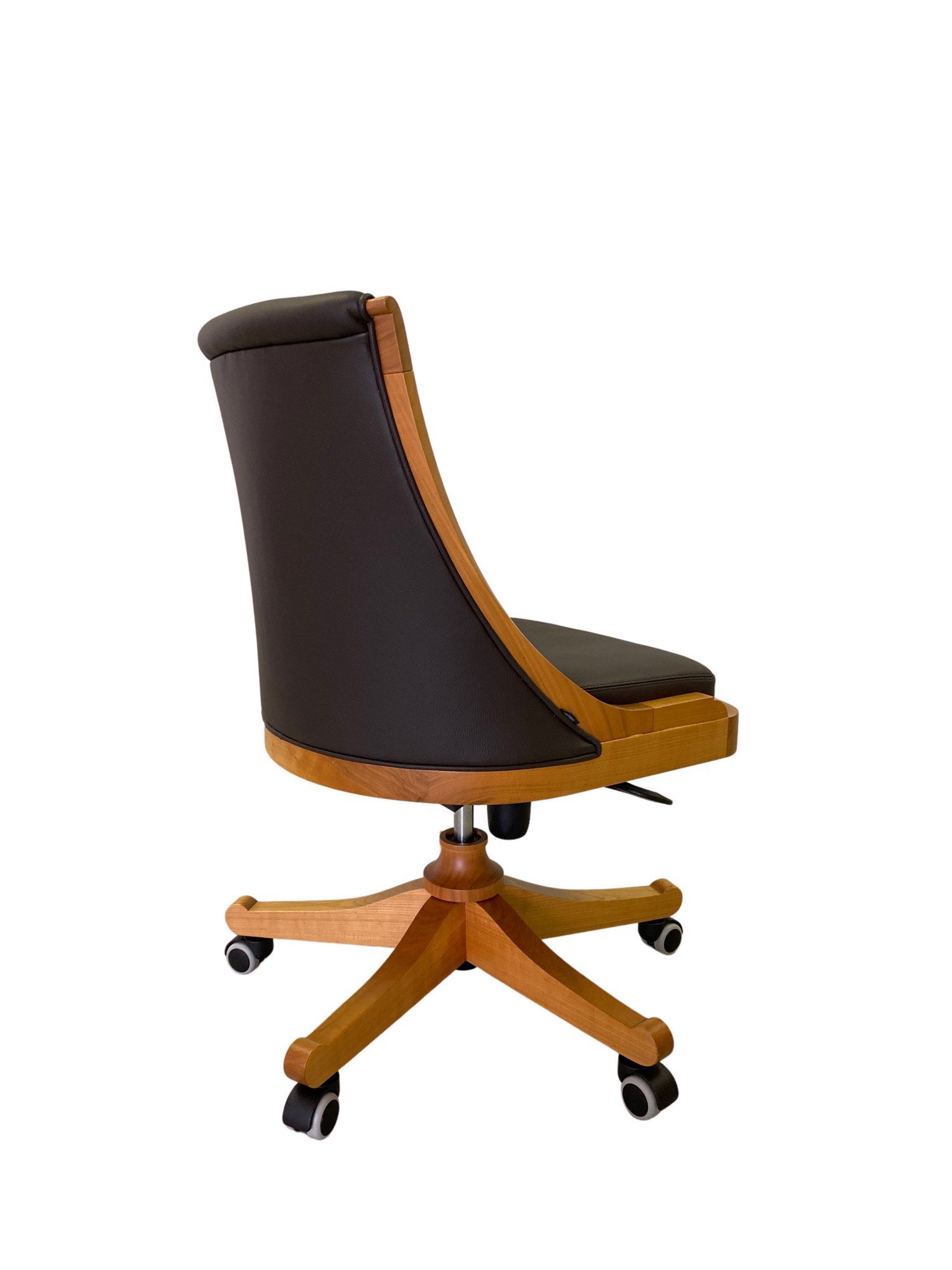 Вишневое вращающееся офисное кресло с колесами Morelato PRESIDENT ARCH-00094289 - Вид №6