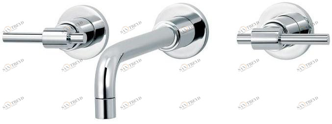 rvb Смеситель для умывальника настенный на 3 отверстия Dynamic 4027.11.51