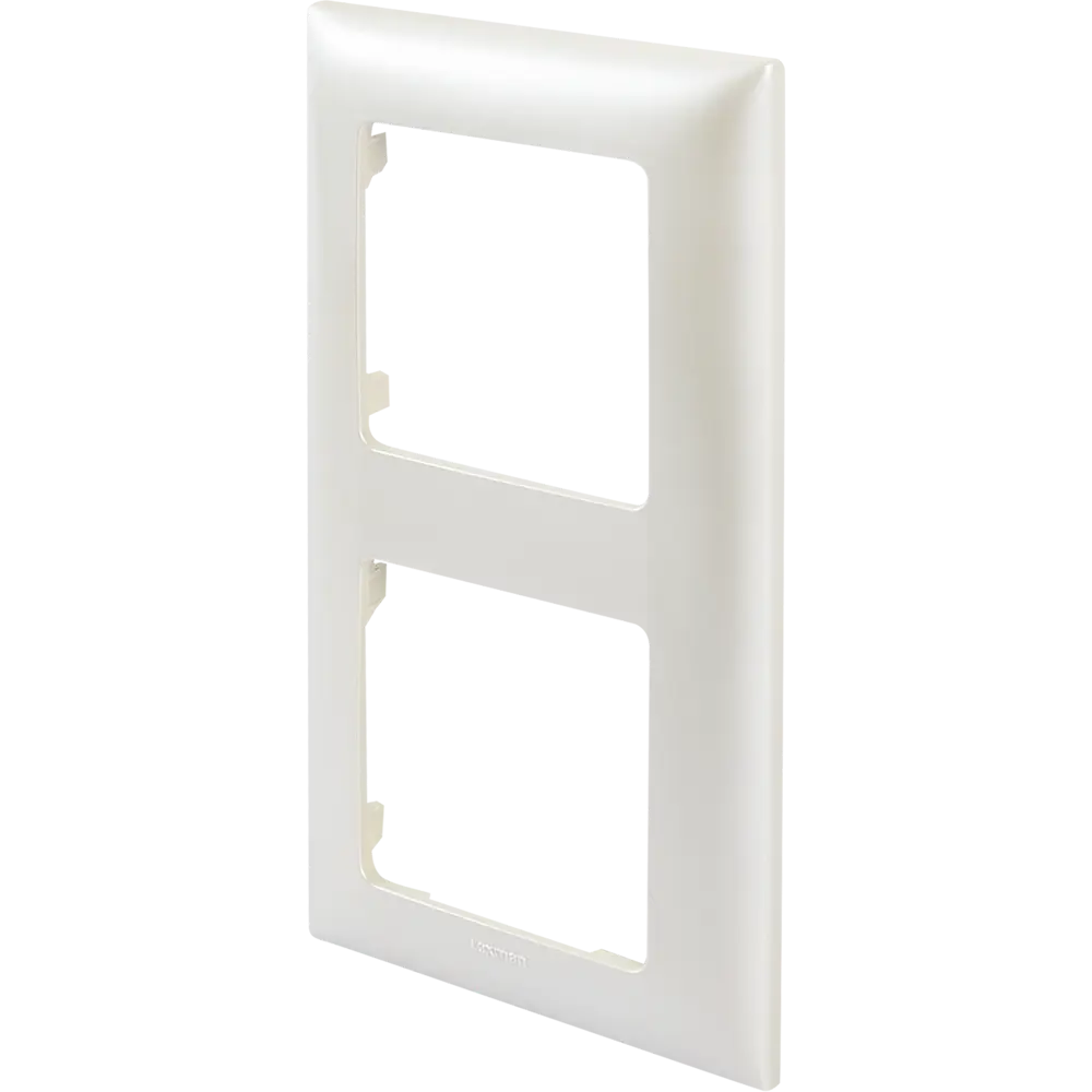 LEXMAN LILIAN - Декоративная рамка для розеток, 2 поста, жемчужный 86761635 STLM-1108929 - Вид №1