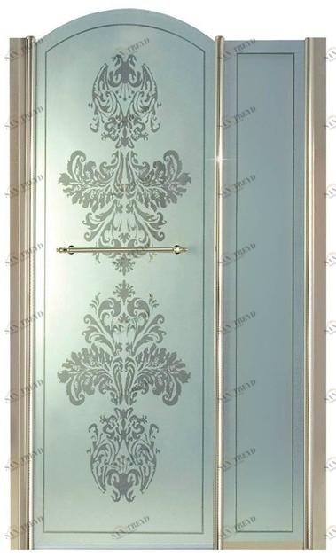 Gentry Home Душевая кабина стеклянная с распашной дверцей Arcadia sun-id-1490354