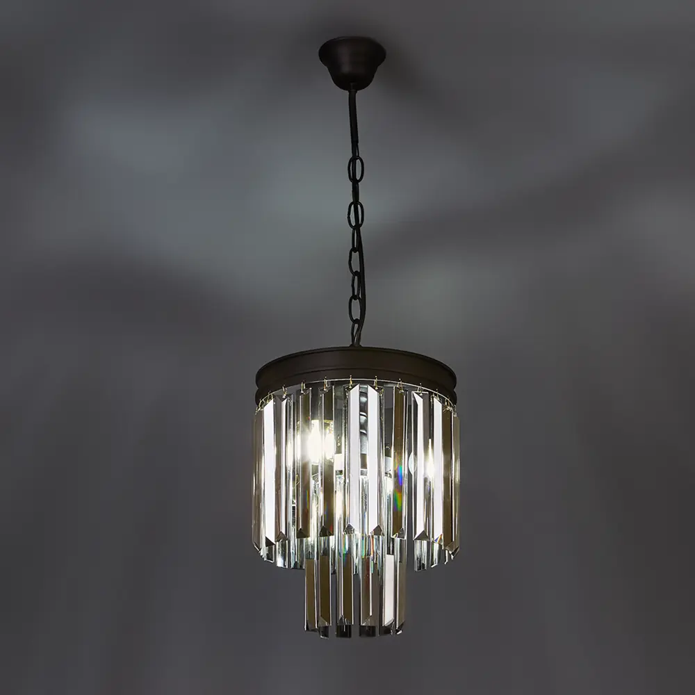 Люстра потолочная Vitaluce Пандора - элегантное черное освещение для интерьера 85630157 STLM-0064663 - Вид №1