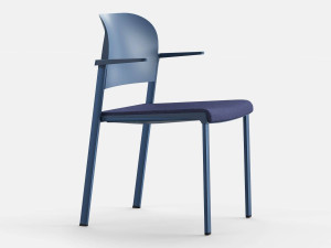 Стул для конференций из ткани с откидным верхом