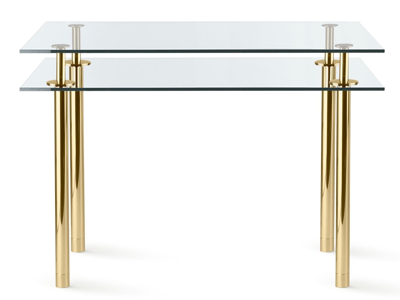 Прямоугольный Хрустальный стол GHIDINI1961 Ножки ARCH-00073799