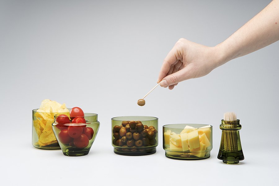 Емкости для аперитива зеленые 5 штук L'apero DOIY ДИЗАЙНЕРСКИЕ 00-3869937 Зеленый  - Вид №1