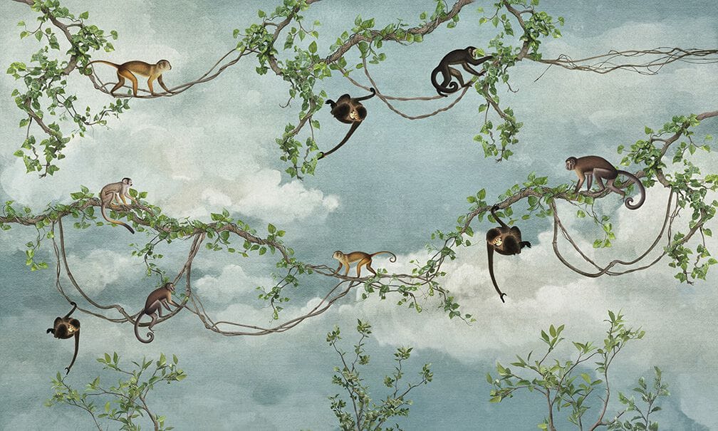 Животные обои N.O.W. Edizioni CONCRETE / JUNGLE IN THE CLOUDS ARCH-00110922 - Вид №3