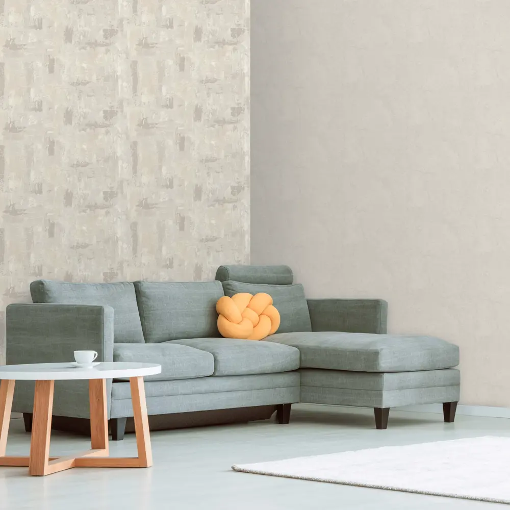 Обои флизелиновые Diamond Wall бежевые 1.06 м DI5057-17 STLM-2047656 - Вид №3