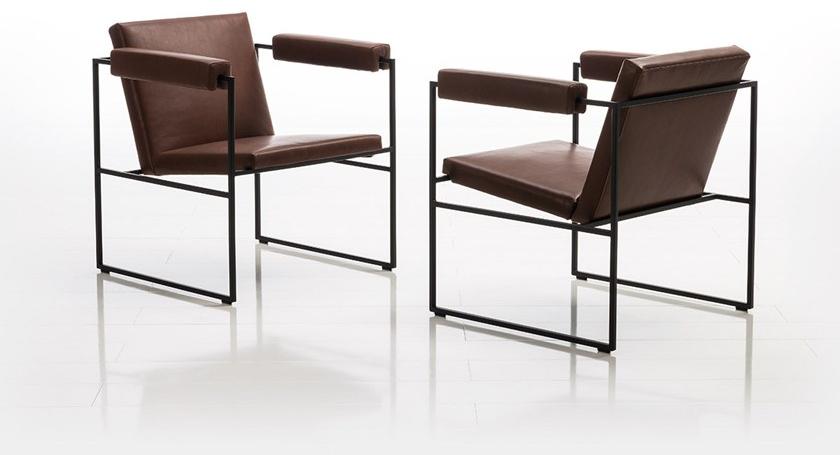 brühl Кожаное кресло-санки с подлокотниками Grace sun-id-1515669 - Вид №3