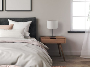 Стальная настольная лампа с порошковым покрытием