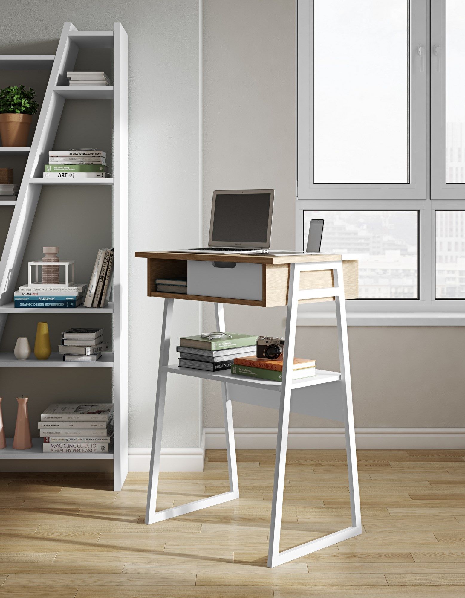 PC MDF письменный стол с ящиками TemaHome SPACE ARCH-00105728 - Вид №8