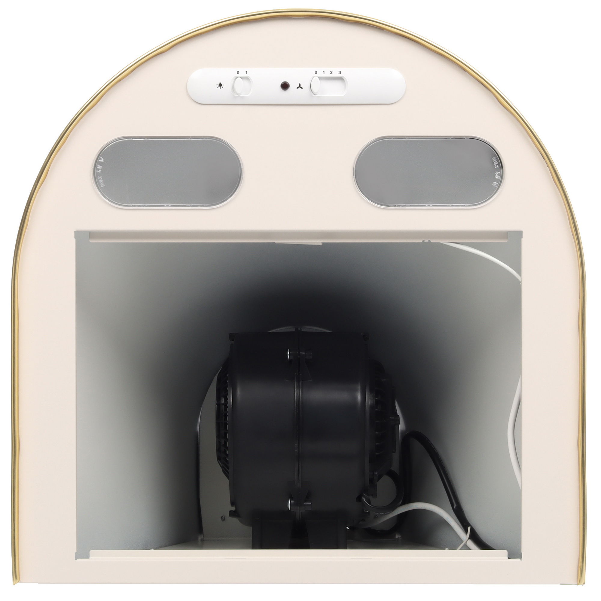 5301100 Вытяжка каминная ELIKOR Эпсилон 50П-430-П3Л бежевый/золотистый STDN-0024870 - Вид №6