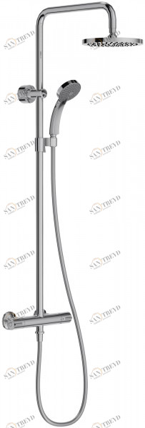 E45716-CP Душевая колонна, с круглым верхним душем Jacobdelafon JULY Santreyd