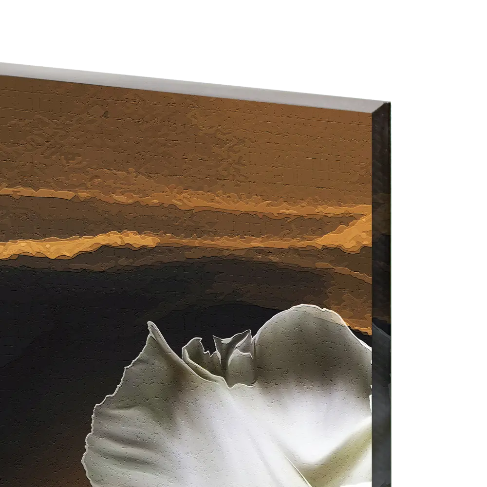 Картина на стекле Белые ирисы 1 40x60 см 85282961 STLM-2007399 ARTABOSKO  - Вид №1