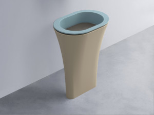 AMLA65-PL+AMPILO-FN+AMCOLO-AV Раковина Amedeo Ovale отдельностоящая cielo Enjoy + Amedeo