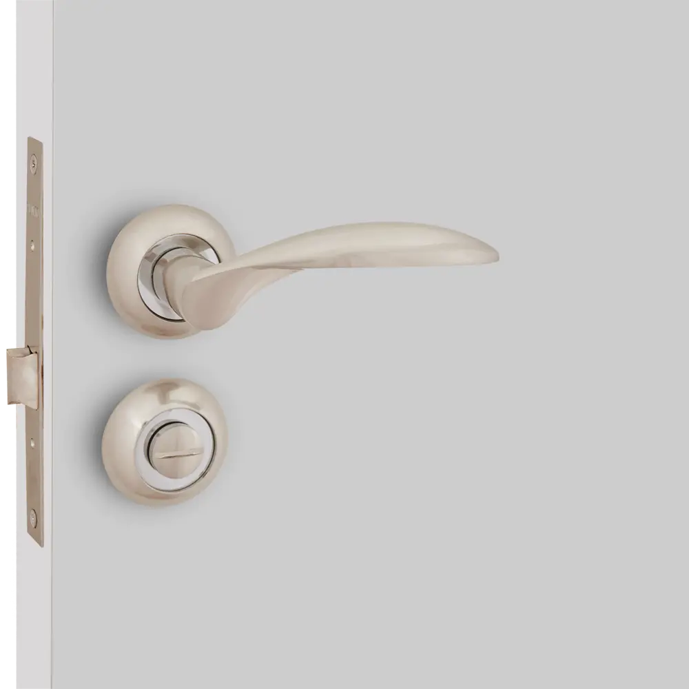 Дверные ручки PUNTO Viola с механизмом запирания в стиле хром/никель 85202300 STLM-0059805 - Вид №5