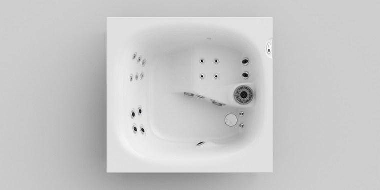 Jacuzzi® Встроенная 2-местная гидромассажная ванна Italian design sun-id-1429367 - Вид №2