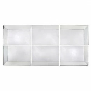 Зеркало прямоугольное настенное RVA составное - отдельный элемент PUSHA ДИЗАЙНЕРСКИЕ 062521 Зеркальный