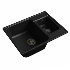 RQ233 антрацит Мойка кухонная прямоугольная Raiber