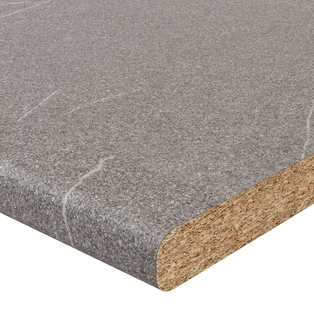Столешница KONSENSA Гранит серый 80x240x2.5 см ДСП цвет серый 89452050 STLM-2010919 ДСП Постформинг - Вид №2