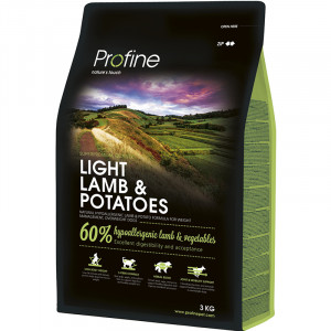 ПР0018445 Корм для собак при избыточном весе баранина, картофель сух. 3кг PROFINE