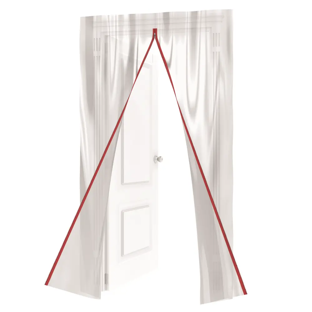 Santreyd Прозрачная дверь-пленка с молнией для защиты помещений 88288341 STLM-0077283