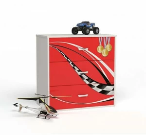 Комод ABC-KING Formula красная