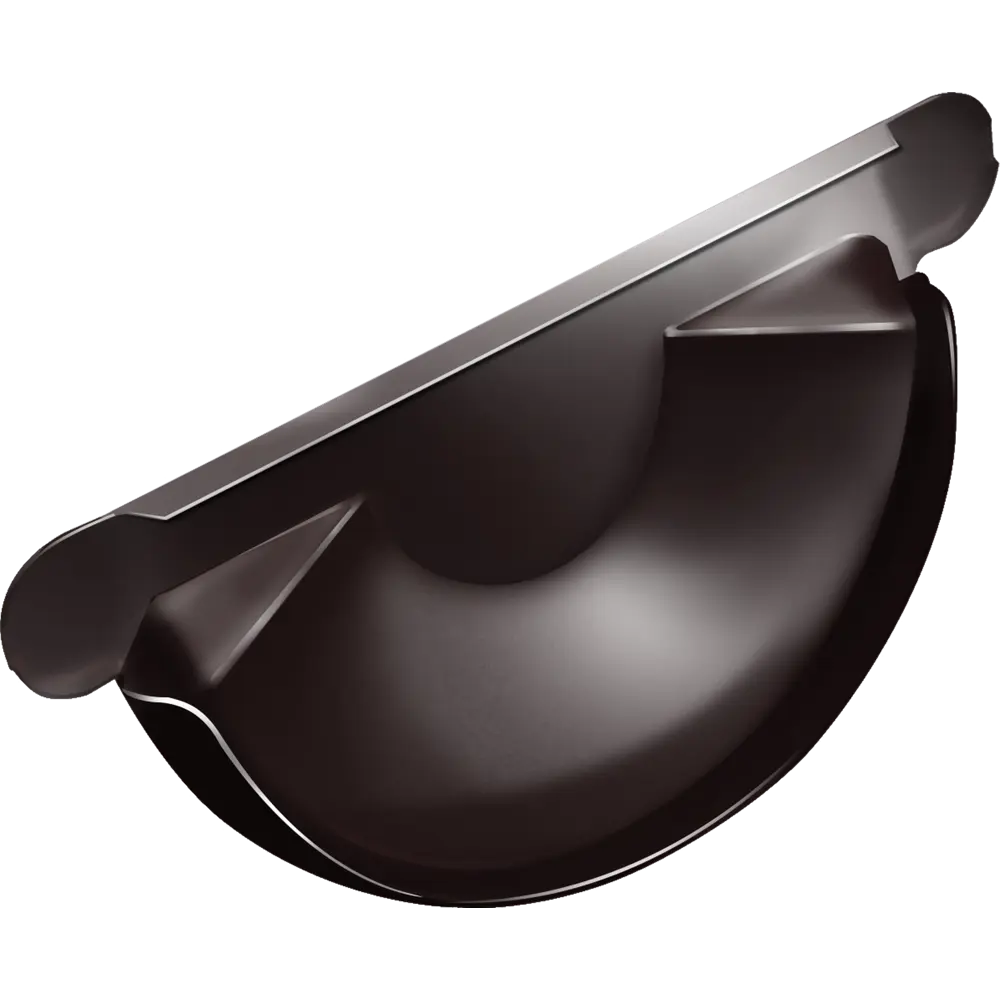 Заглушка торцевая универсальная 125 мм цвет шоколад Grand Line STLM-2141640