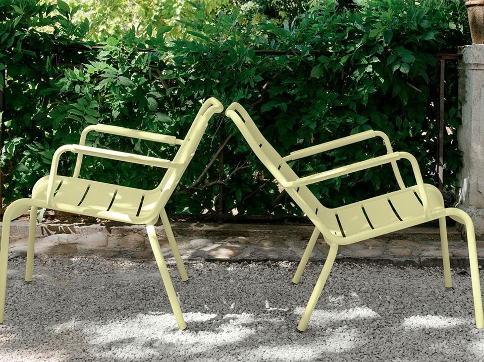 Алюминиевый штабелируемый садовый стул с подлокотниками Fermob Luxembourg ARCH-00023901 - Вид №5