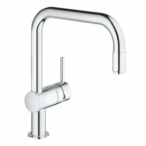 Смеситель для кухни GROHE Minta с выдвижным U-изливом, хром (32067000)