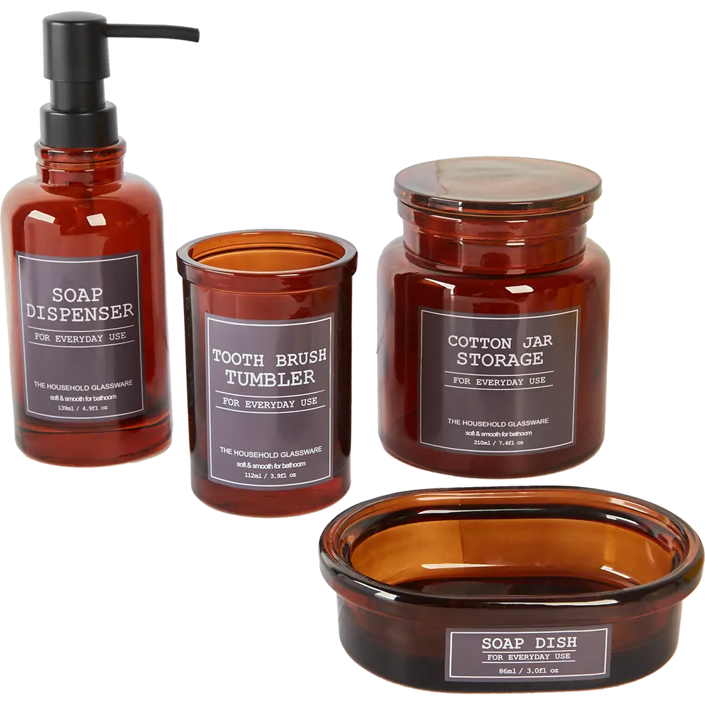 Мыльница VIDAGE Fiole из тонированного стекла для ванной и кухни 87506918 STLM-0993790 - Вид №2