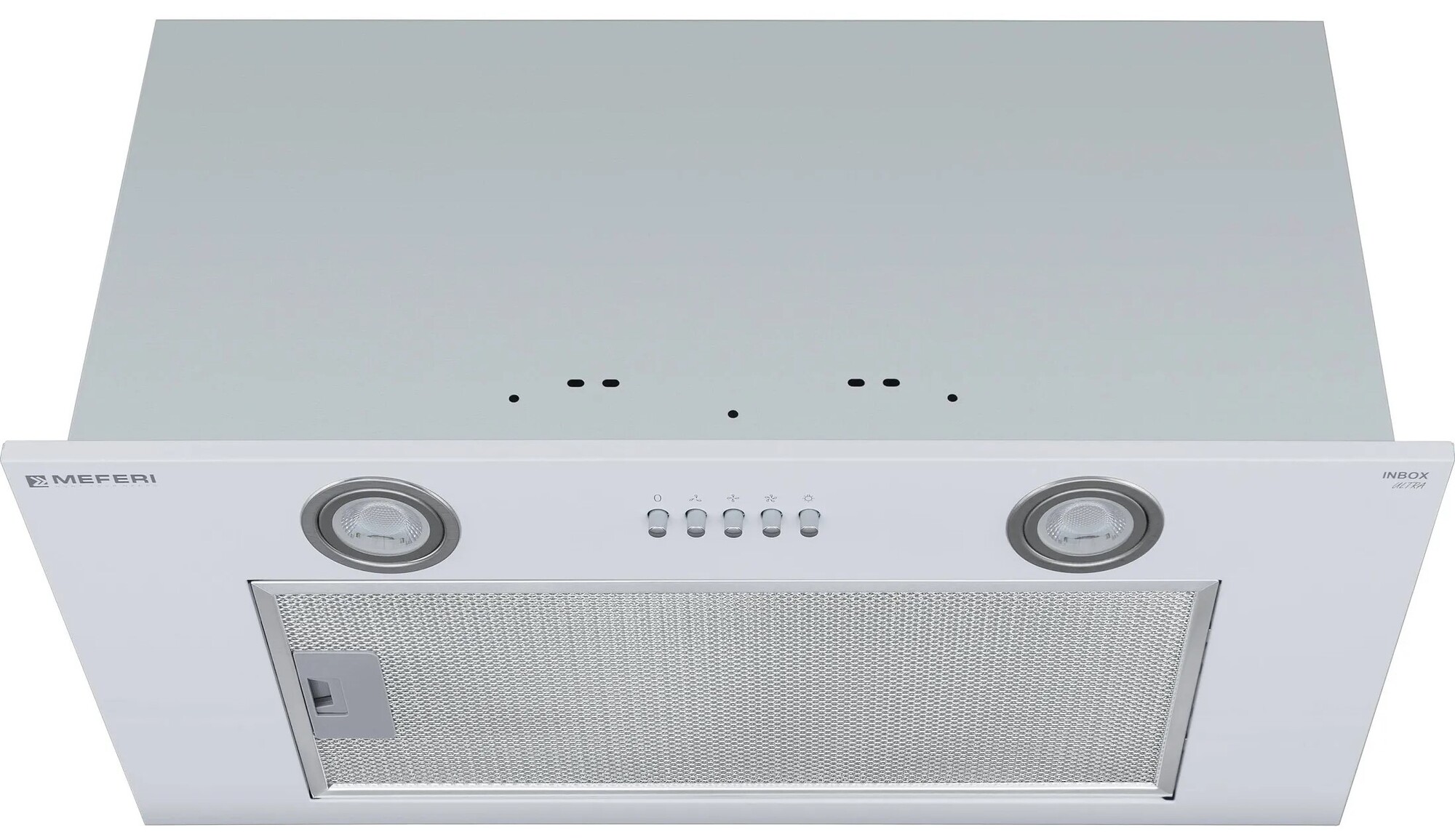 9168684 Вытяжка полновстраиваемая Meferi INBOX60WH ULTRA белый STDN-0016193