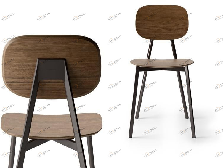 Pointhouse Деревянный стул с открытой спинкой Tata sun-id-1401405